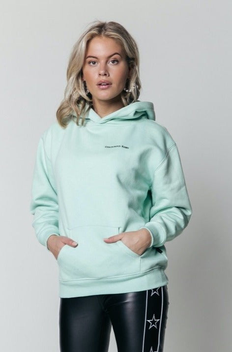 CR The Sun Embro hoodie - mint