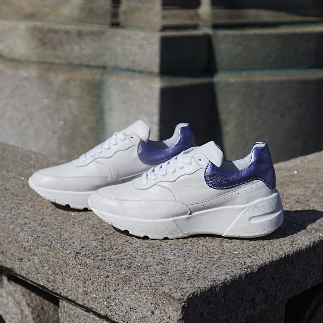 Sneaker runner - white/lavender