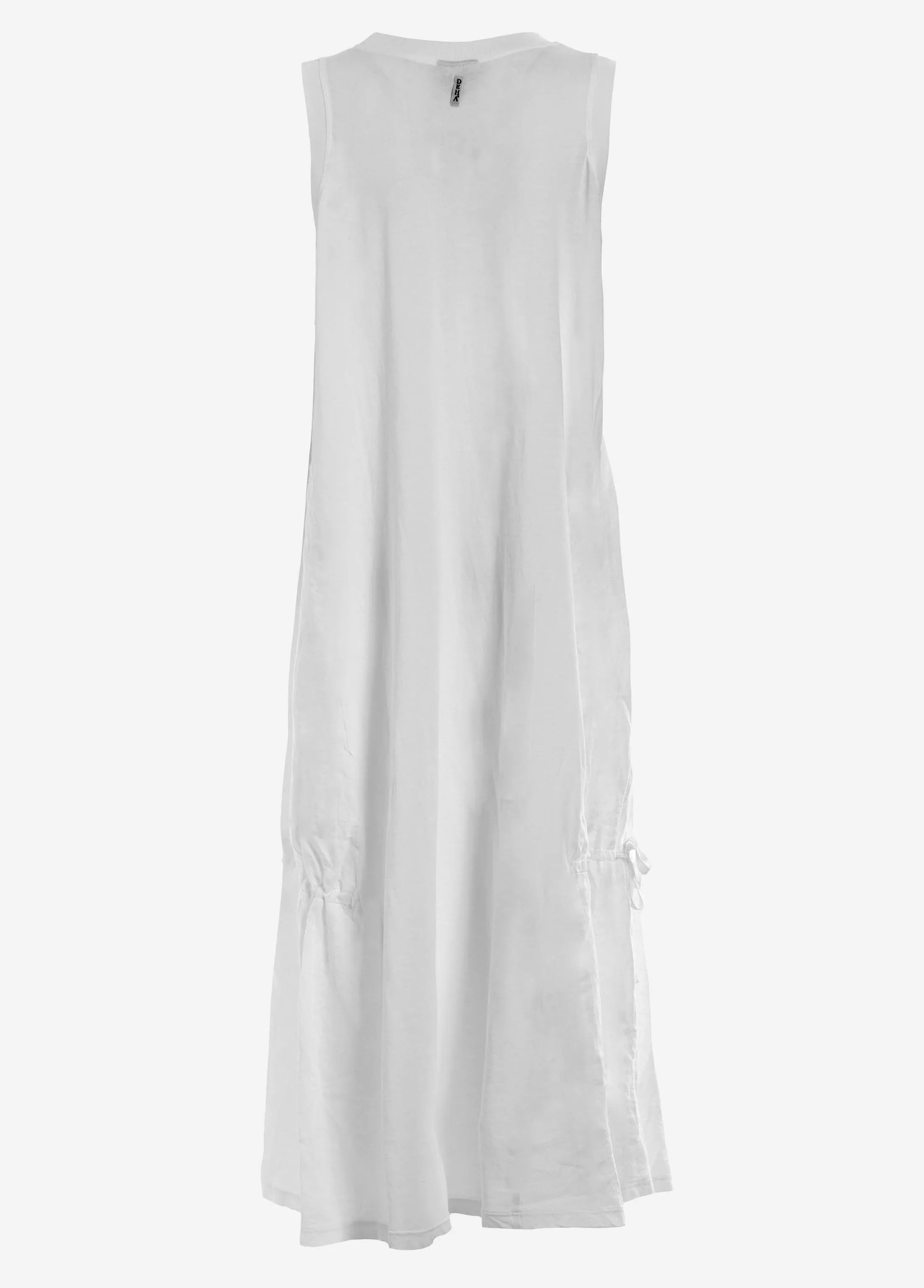 Adjustable long dress - white
