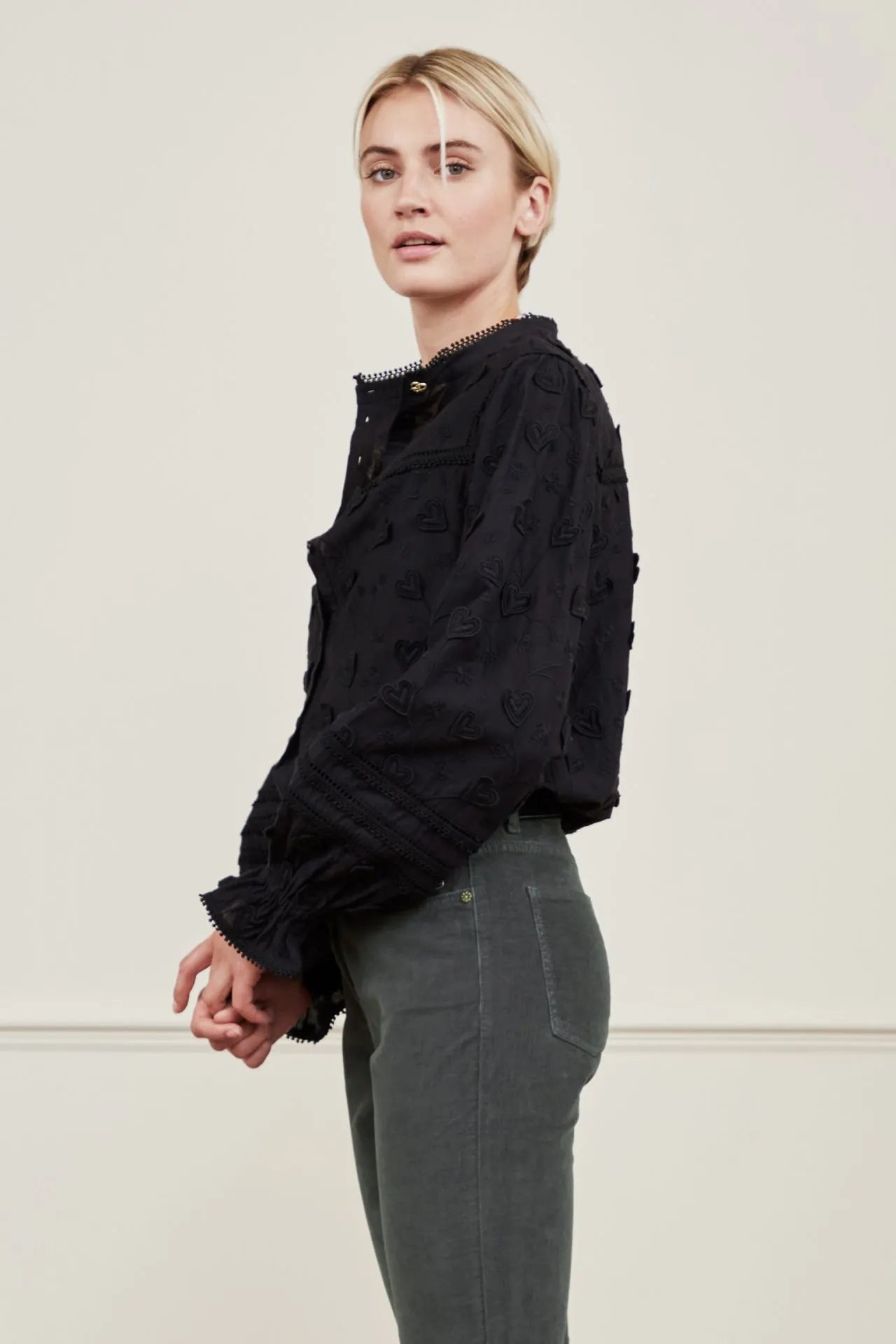 Joan blouse - black
