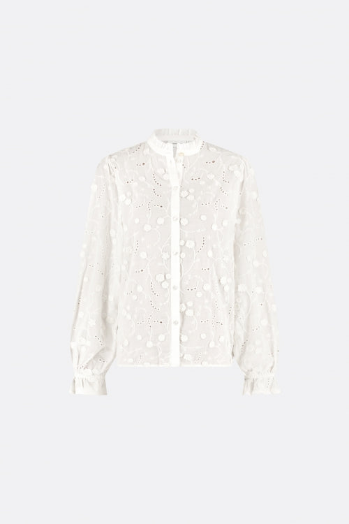 Meggy blouse - cream/white