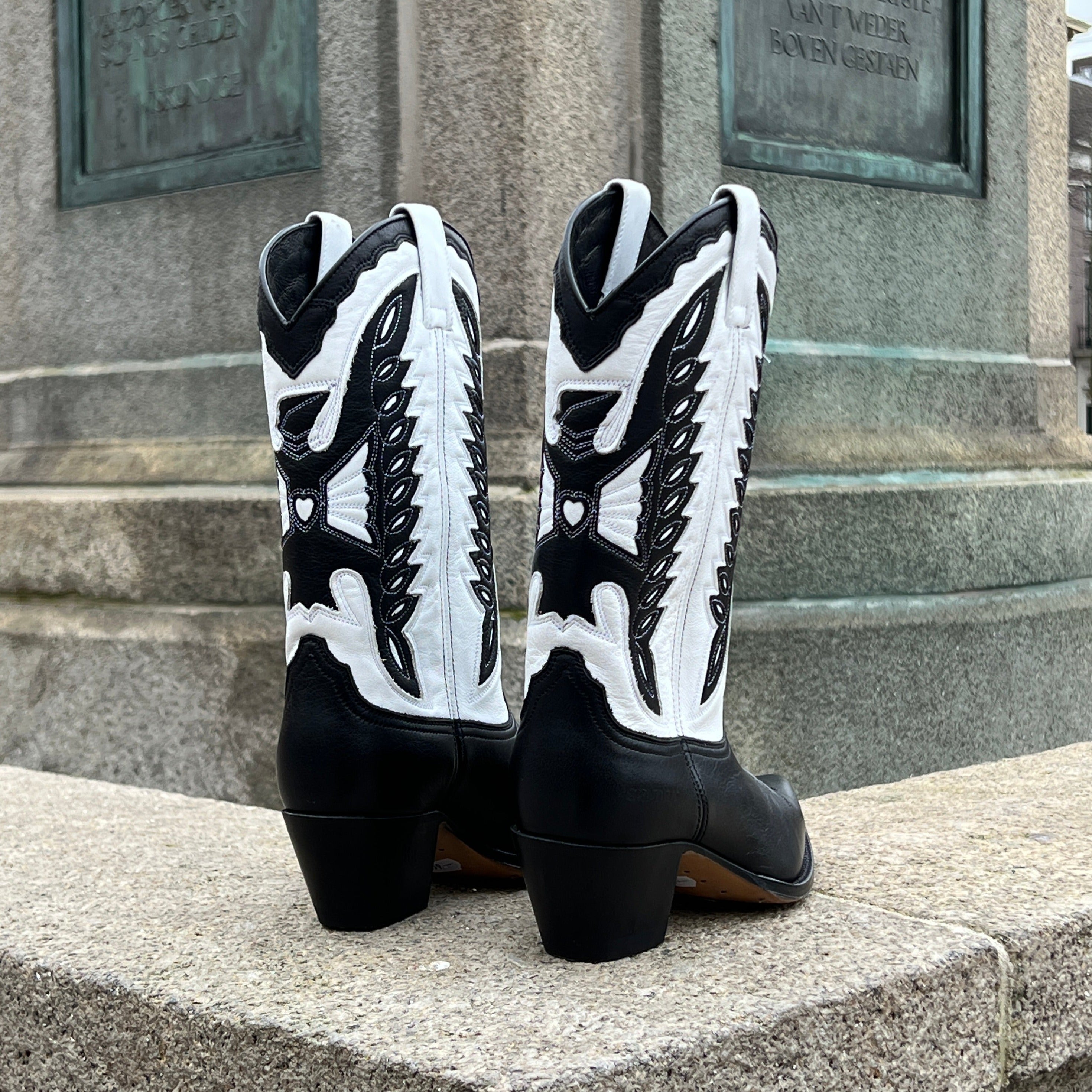 Judy boots - black/white