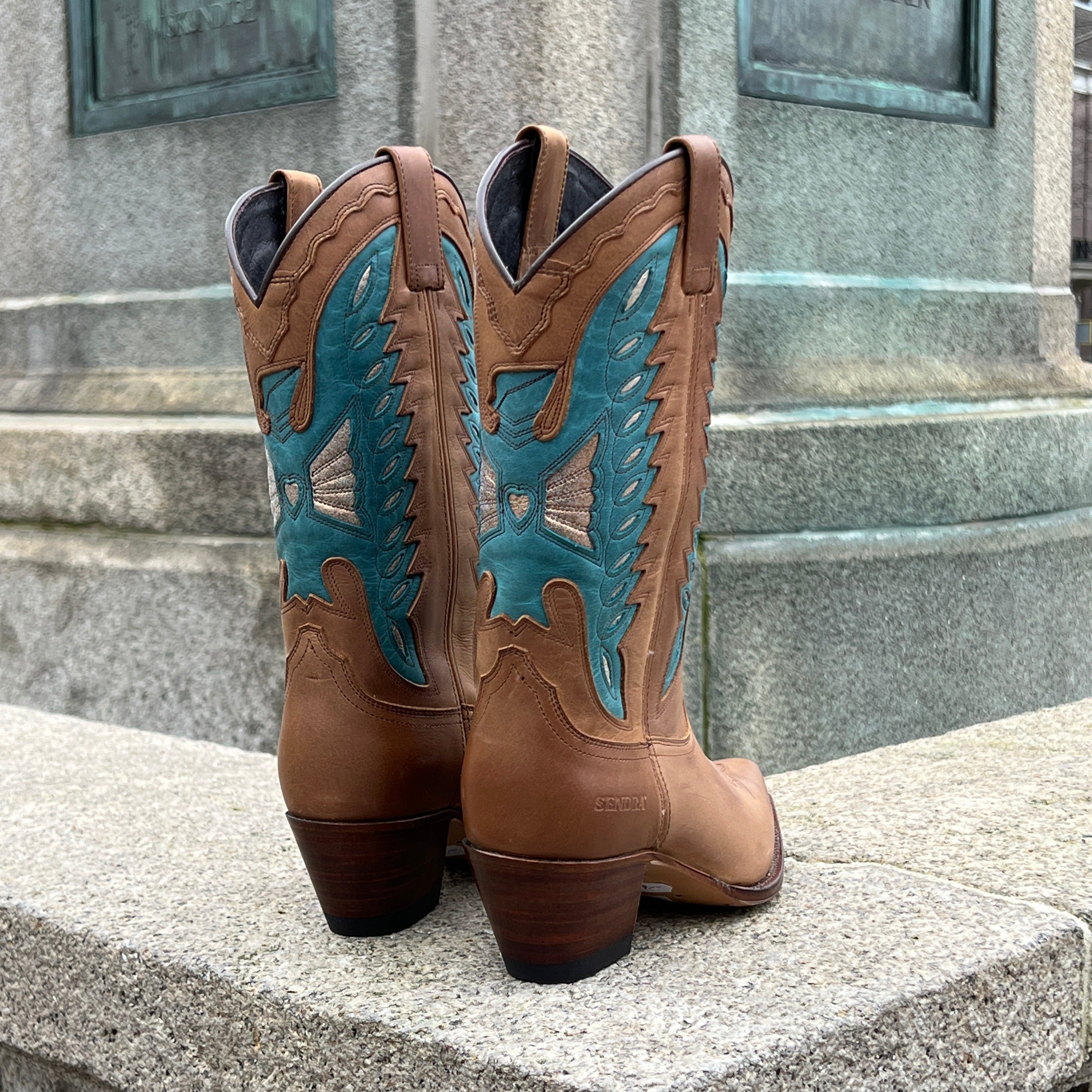 Sendra boots Judy - brown/turquoise