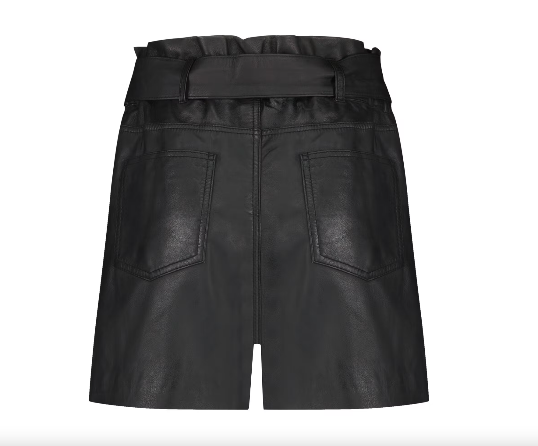 Amanda leather shorts