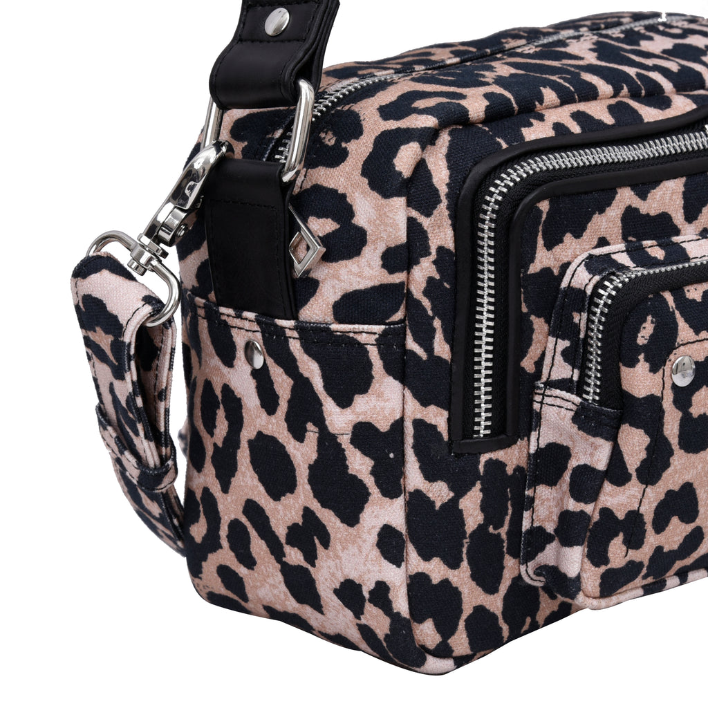 Ellie Recycled Canvas - leopard