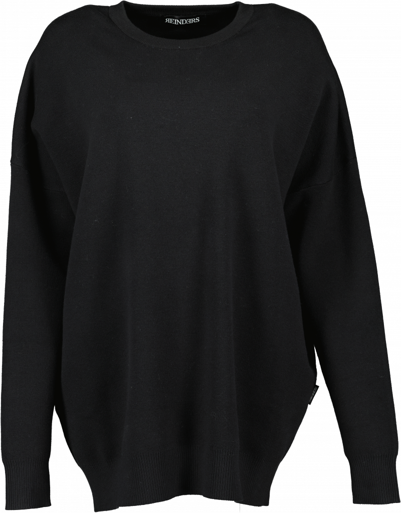 Sweater back embroidery - black