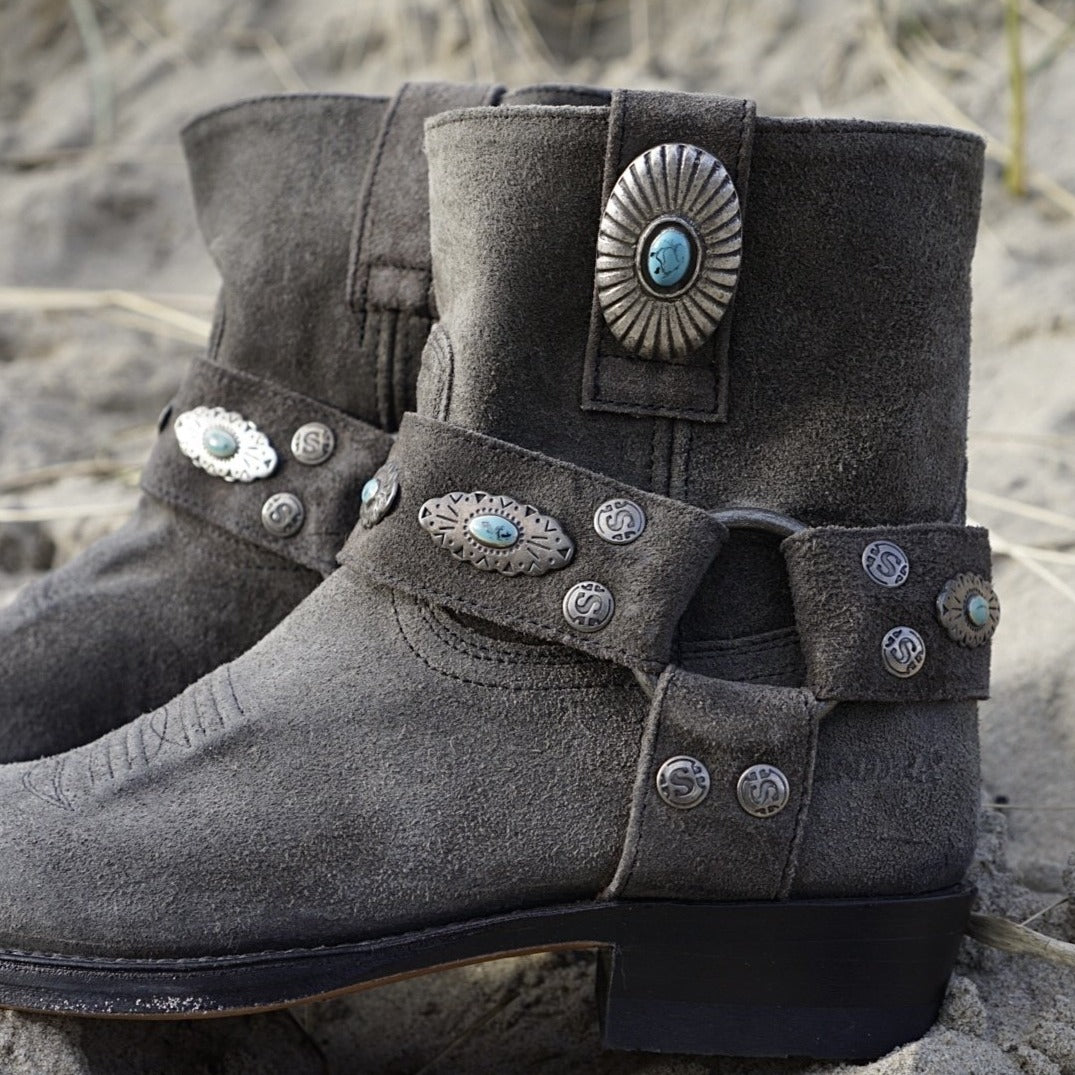 Sendra boots turquoise conchos - antra