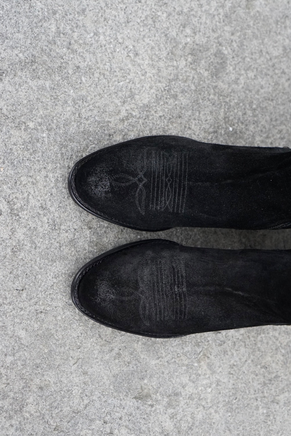 Deplus button boots - black