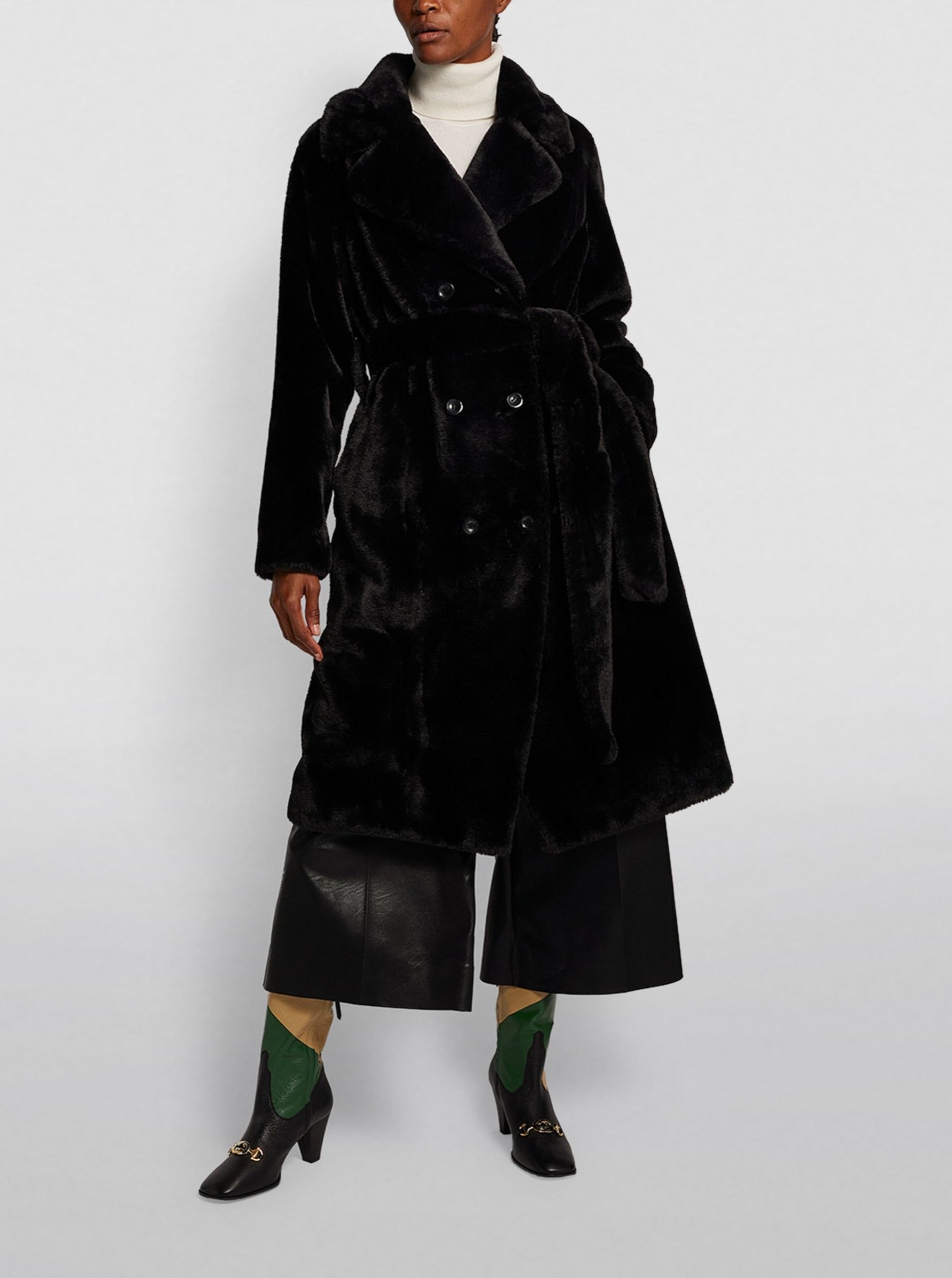 Faustine coat - black