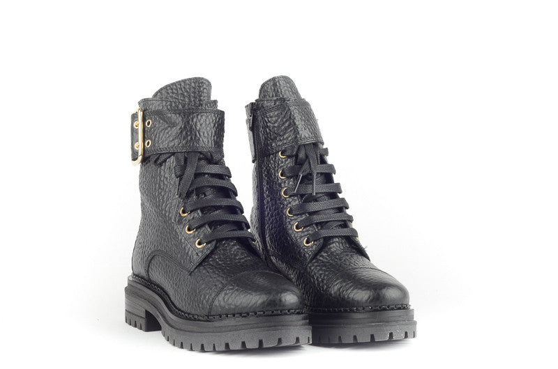 Stokton Buckle Boots - black